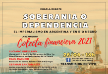 Charla virtual del Partido Comunista Revolucionario: Soberanía o dependencia: El imperialismo en Argentina y en Río Negro