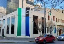 La Legislatura se vistió con los colores de la bandera rionegrina