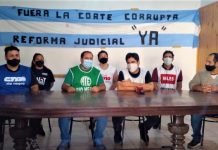 Mañana la CTA se moviliza en Rio Negro contra la Corte Suprema de la Nación
