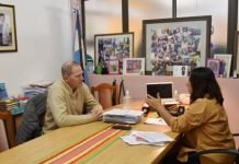 Palmieri se interiorizó del trabajo que realiza la Senaf