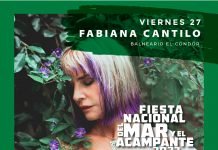 Fabiana Cantilo abre la Fiesta Nacional del Mar y el Acampante