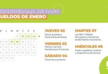 Entre el 2 y 8 de febrero se pagarán los salarios estatales