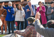 Carreras encabezó la fiesta aniversario de Bariloche