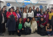 Carreras se reunió con organizadoras de Encuentro de Mujeres y Disidencias