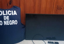 Recuperan televisor robado en Conesa