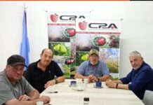 Albrieu se reunió con productores reginenses
