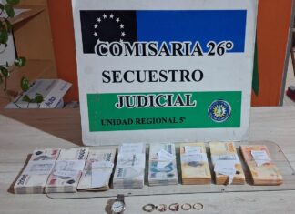 Detenido tras un violento robo: le requisaron hasta la biblia en Oro