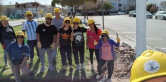 Taller de albaliñería en Las Grutas