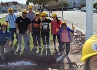 Taller de albaliñería en Las Grutas