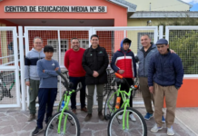 Se entregaron bicicletas reacondicionadas a estudiantes de Los Menucos y El Cuy